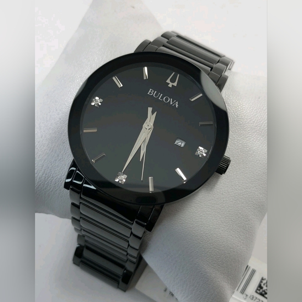 ***BRAND NEW*** Bulova Modern Diamond Black Dial Men's Watch - Picture 7 of 11